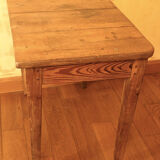 Old small oak farmhouse table.