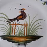 3 earthenware plates