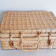 Rattan suitcase, wicker, vanity