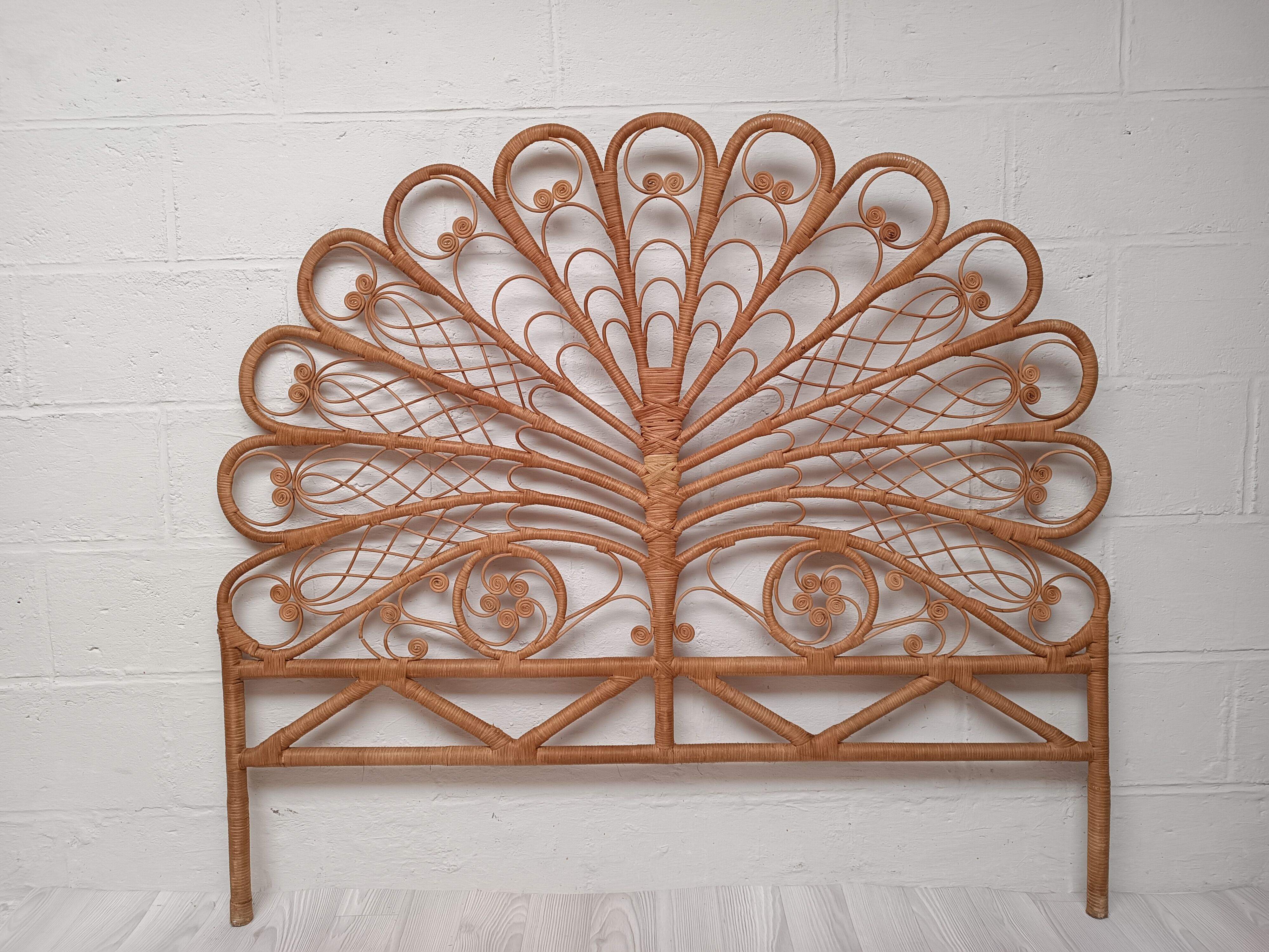 Rattan headboard 140 cm