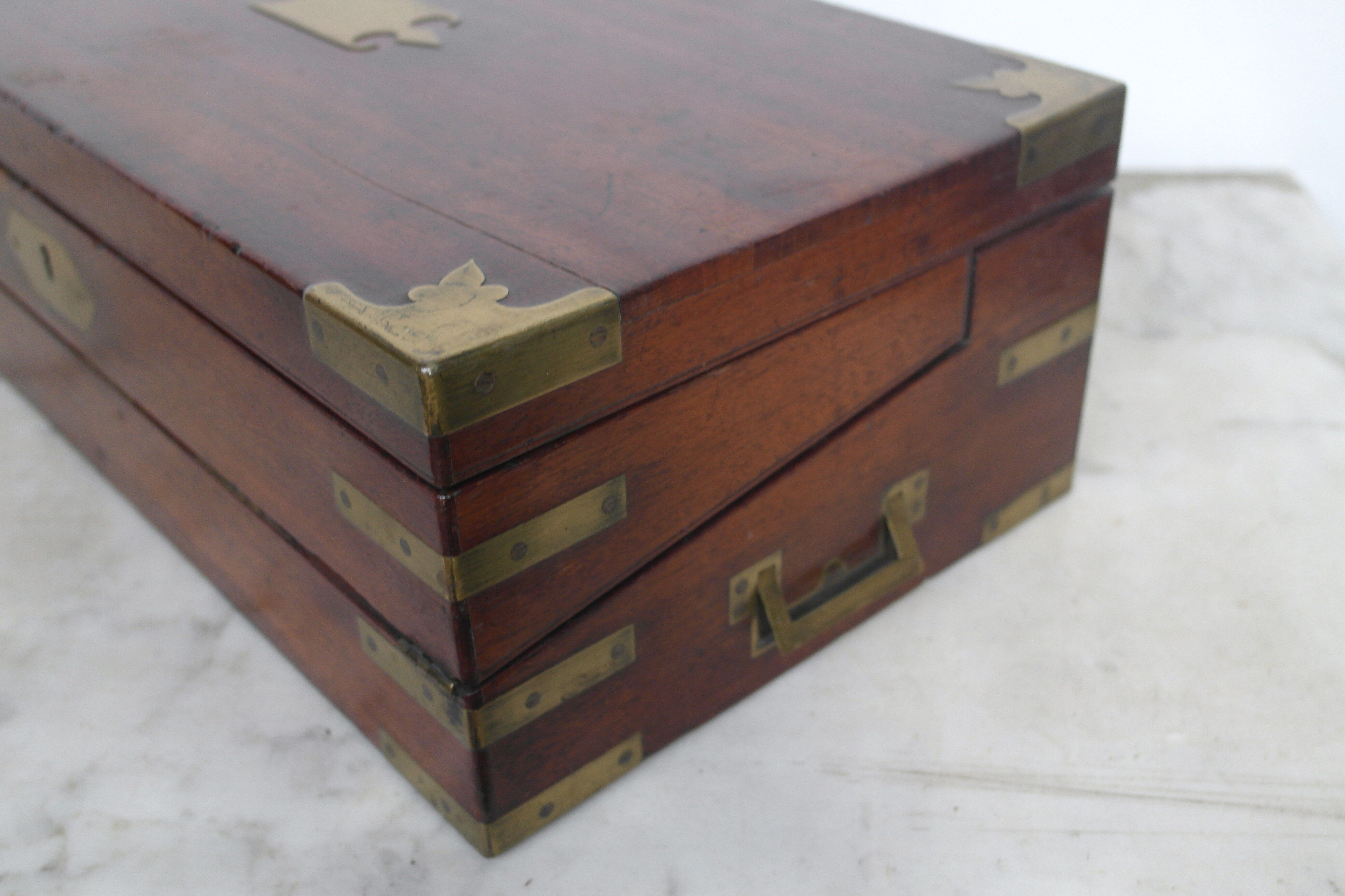 18th mahogany navy writing