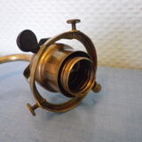 Fully brass lamp foot - Articulated arm - 1930s