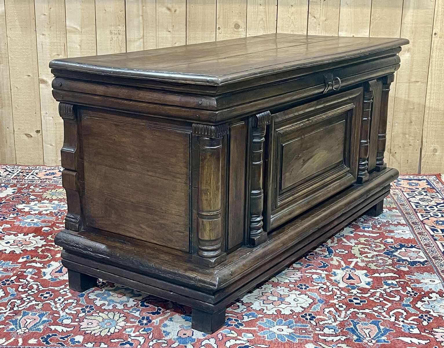 Large 18th century oak chest