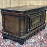 Large 18th century oak chest