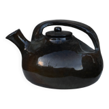 Glazed terracotta teapot