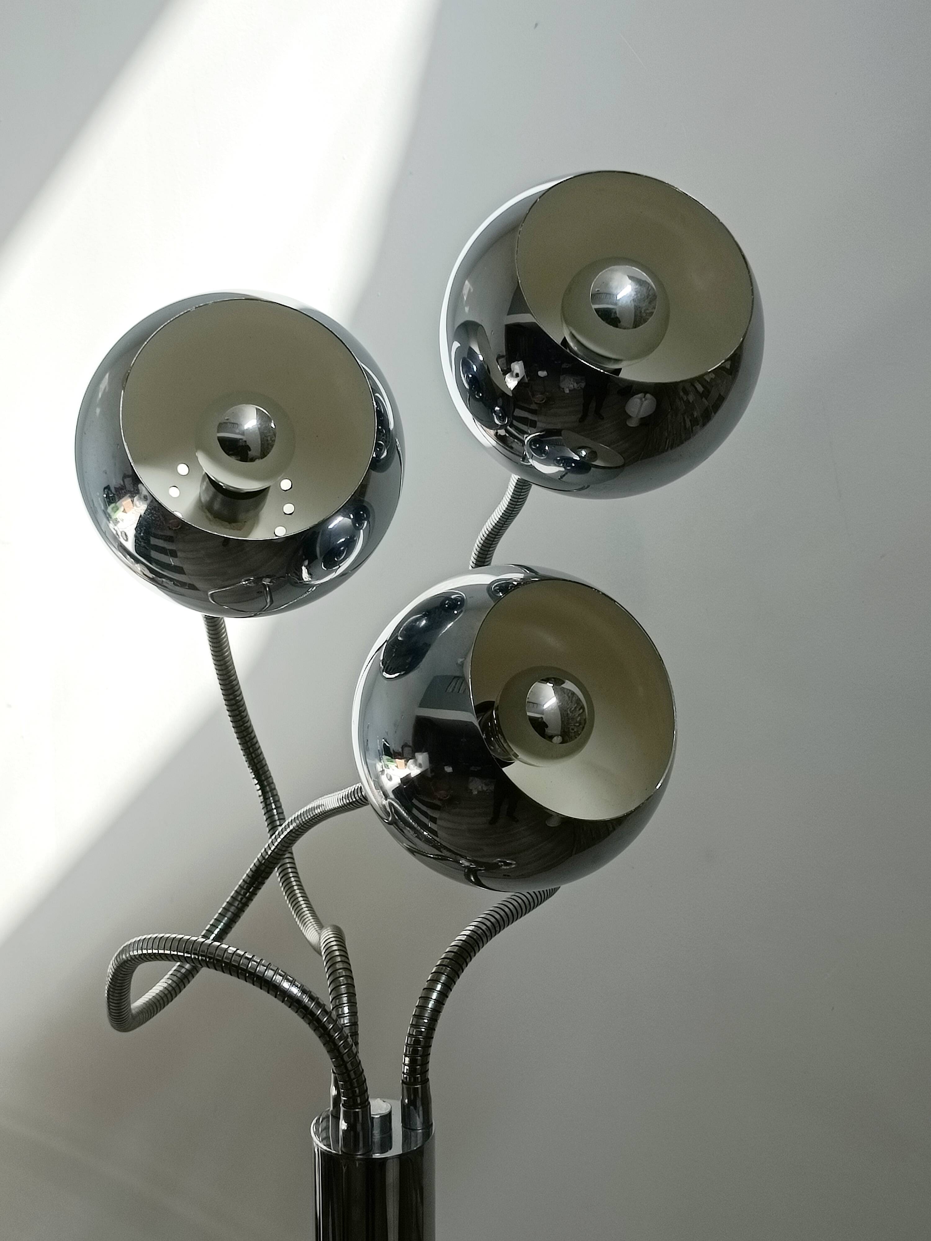 Eyeballs Floor Lamp by Goffredo Reggiani 1970s