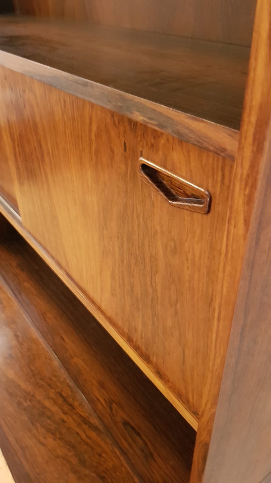 Scandinavian bookcase in 1960 rio rosewood