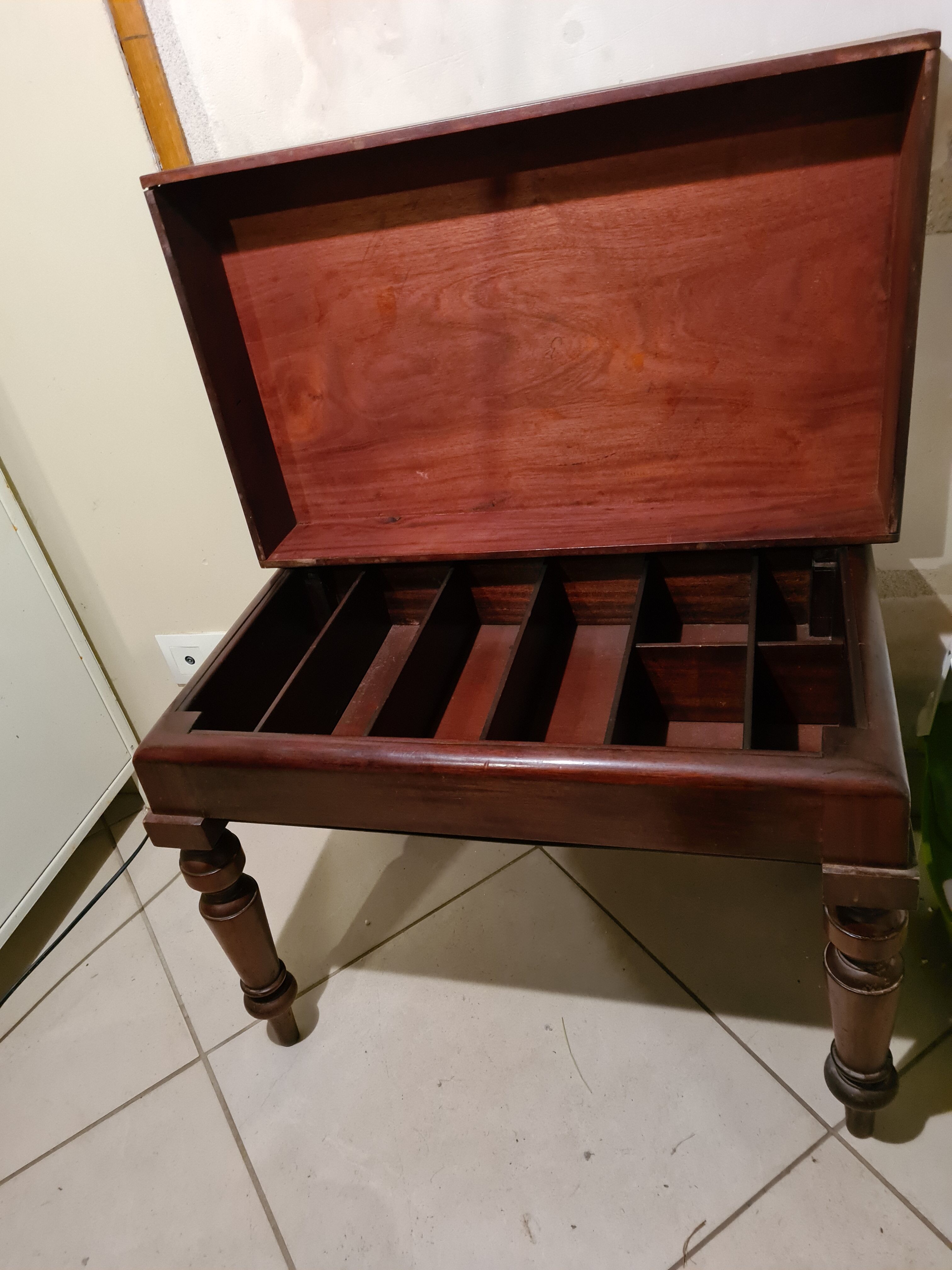 Coffee table with small storage