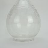 Old crystal carafe, with its stopper