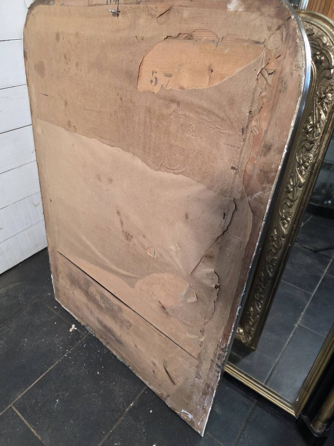 Napoleon III gilded mirror