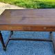 Blond oak desk from the 1900s/1920s 2 drawers feet Louis Philippe