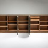 1970 oak graphic buffet