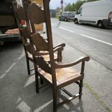 Pair of large and large armchairs from the end of the 19th century