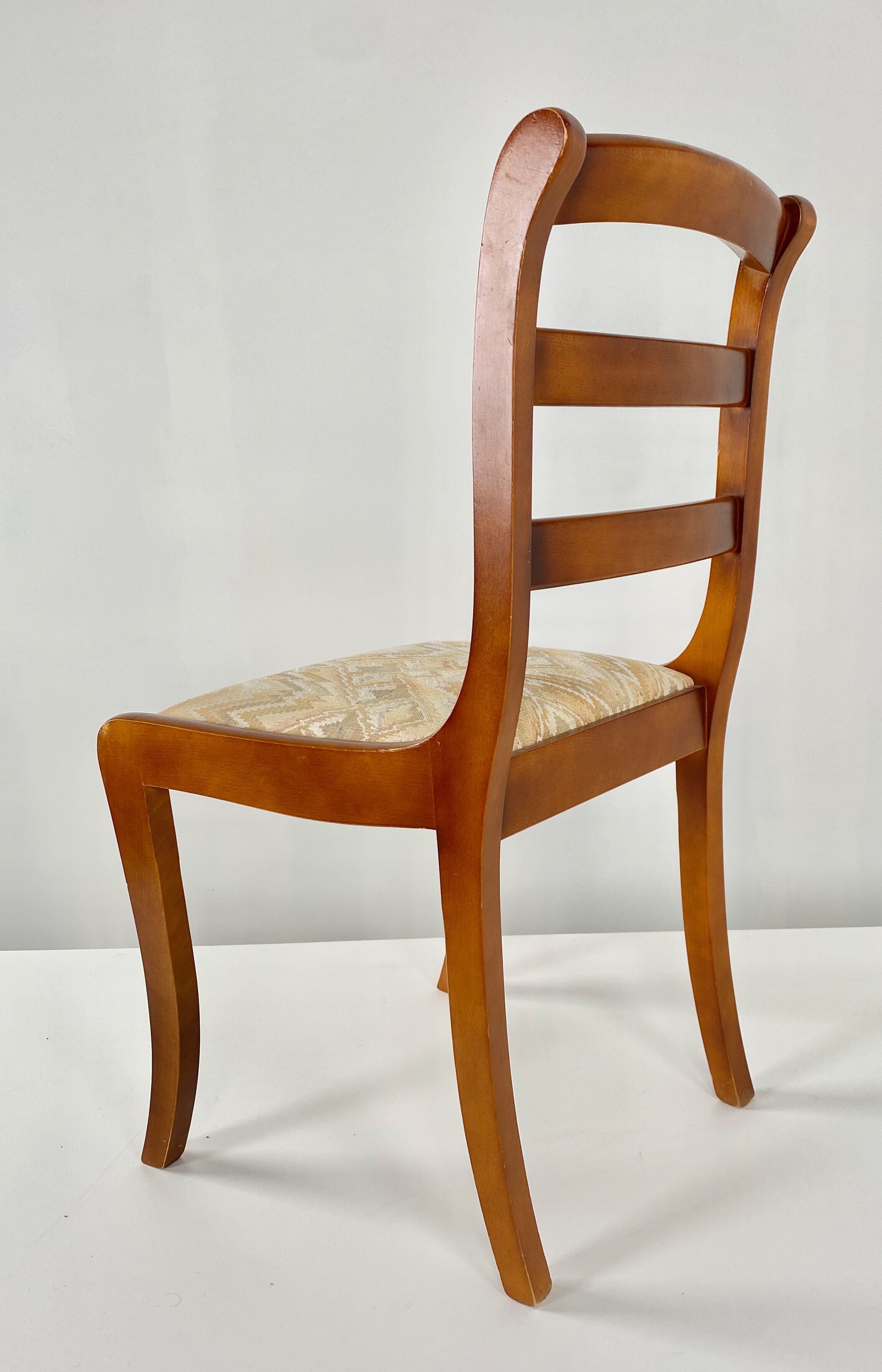 4 solid wood chairs