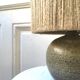 Vintage lampshade day handmade hemp