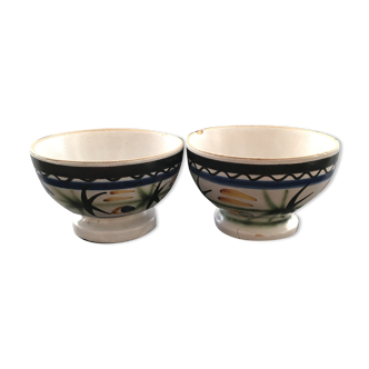 Pair of Keraluc Quimper bowls