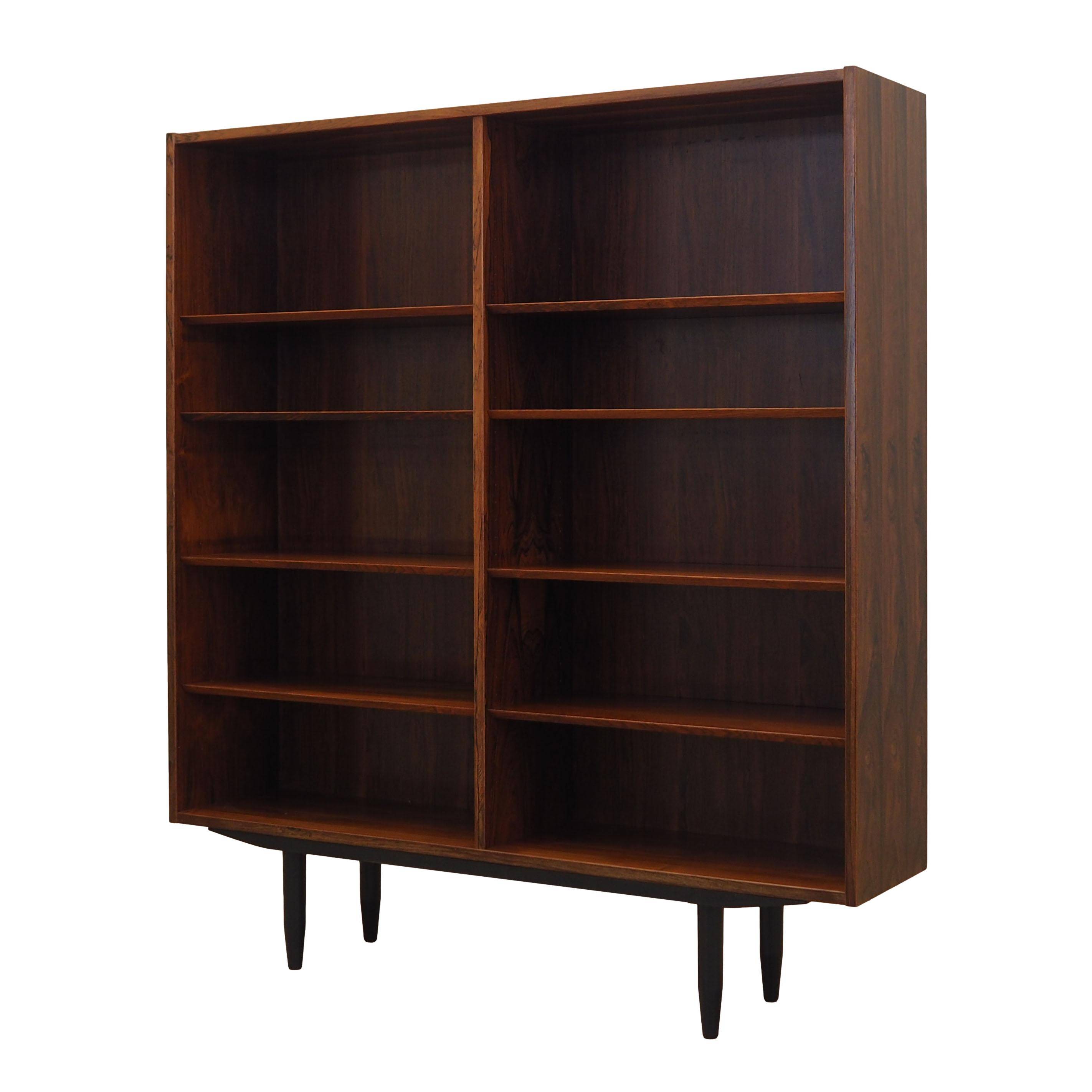 Rosewood bookcase, Danish design, 1970s, manufacturer: Hundevad