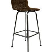 Set of 4 vintage bar stools Dirk van Sliedregt Rohe Noordwolde 1960's