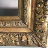 Frame Wood&Stuc/Gilding Gold gold leaves/Decors leaves Oak/XIXth