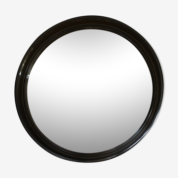 Miroir rond années 70 - 40cm