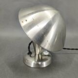 Pair of Bauhaus Chrome Adjustable Table Lamps, 1930s Czechoslovakia
