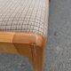 Set of 6 vintage beech chairs to clean or reupholster