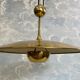 Adjustable brass pendant Onos 55 Center Pull by Florian Schulz, Germany, 1970s