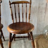 Pair of bistro chairs