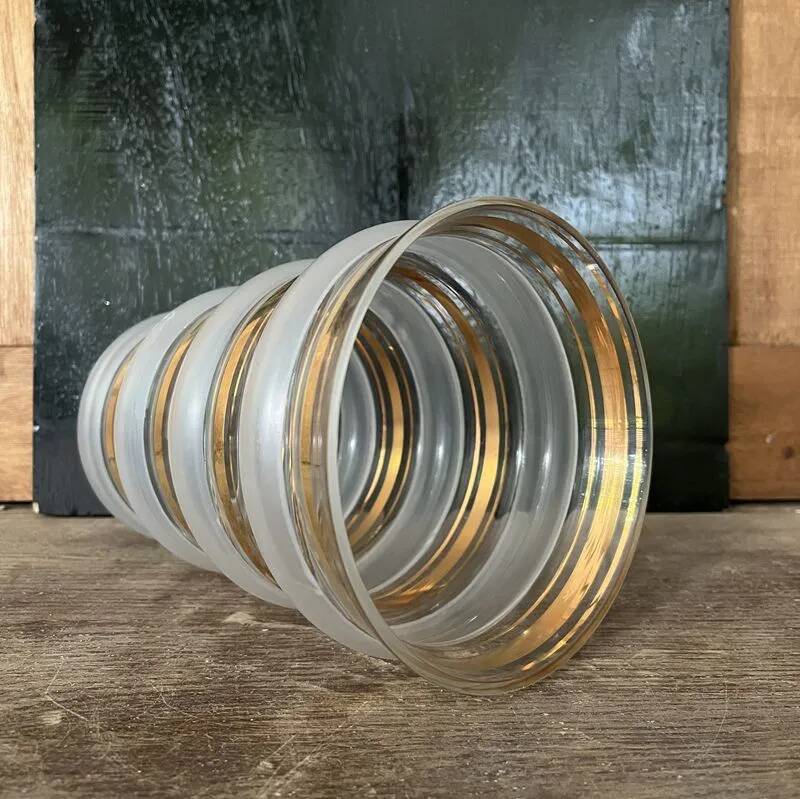 Vase Art Déco doré