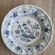 Blue porcelain onion plates