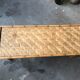 Table basse en rotin vintage