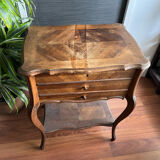 Classic dressing table in varnished wood