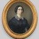 Large portrait of a woman in pastel – Second Empire period – Signed Loullie, d