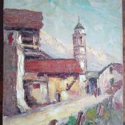 Osietzki - huile sur panneau - 33 x 23 cm