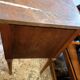Louis XVI style wooden bedside table.