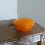 Orange glass candy box from the 70s