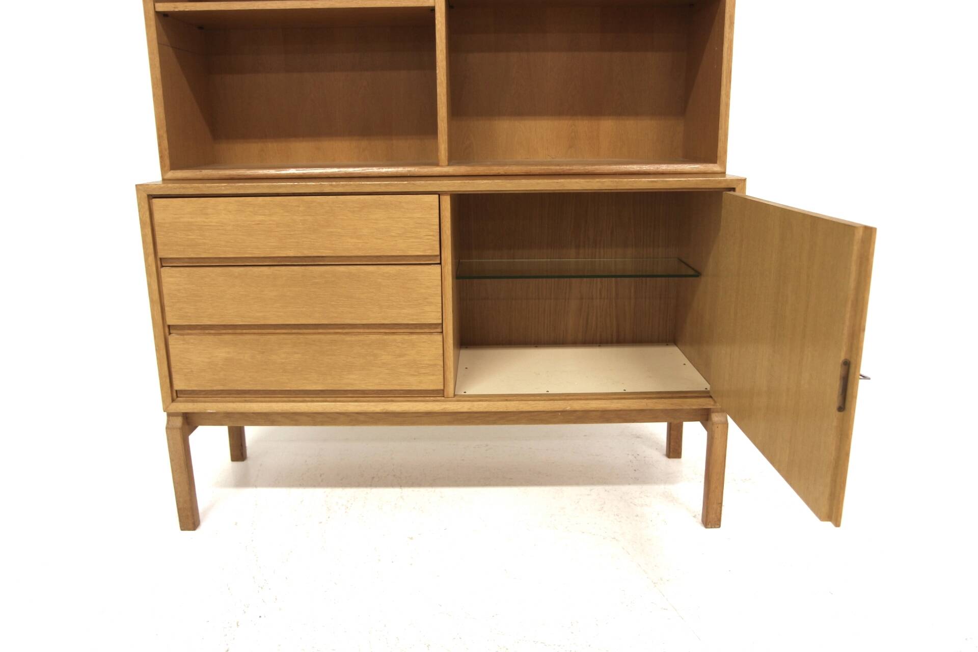 Scandinavian oak bookcase, Marian Grabinski, Möbel-Ikea, Sweden, 1960