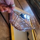 Pair of pressed glass cups – Art Deco 1930s