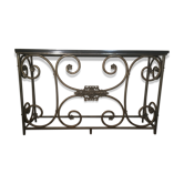 Wrought iron console