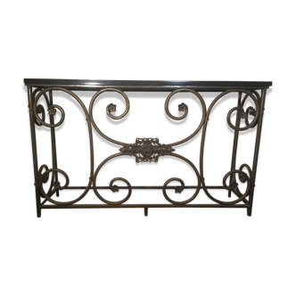 Wrought iron console