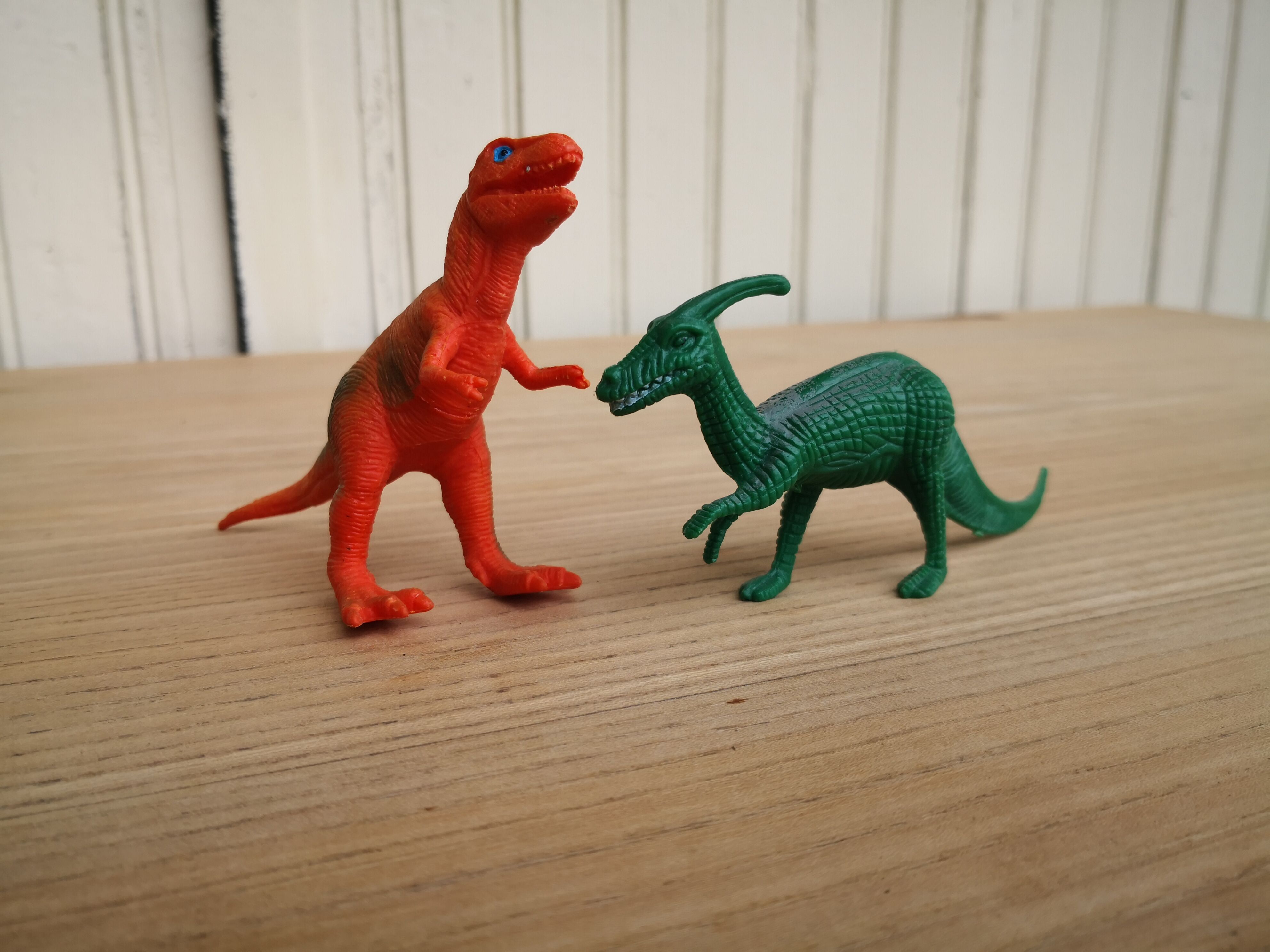 Vintage wooden farmhouse table