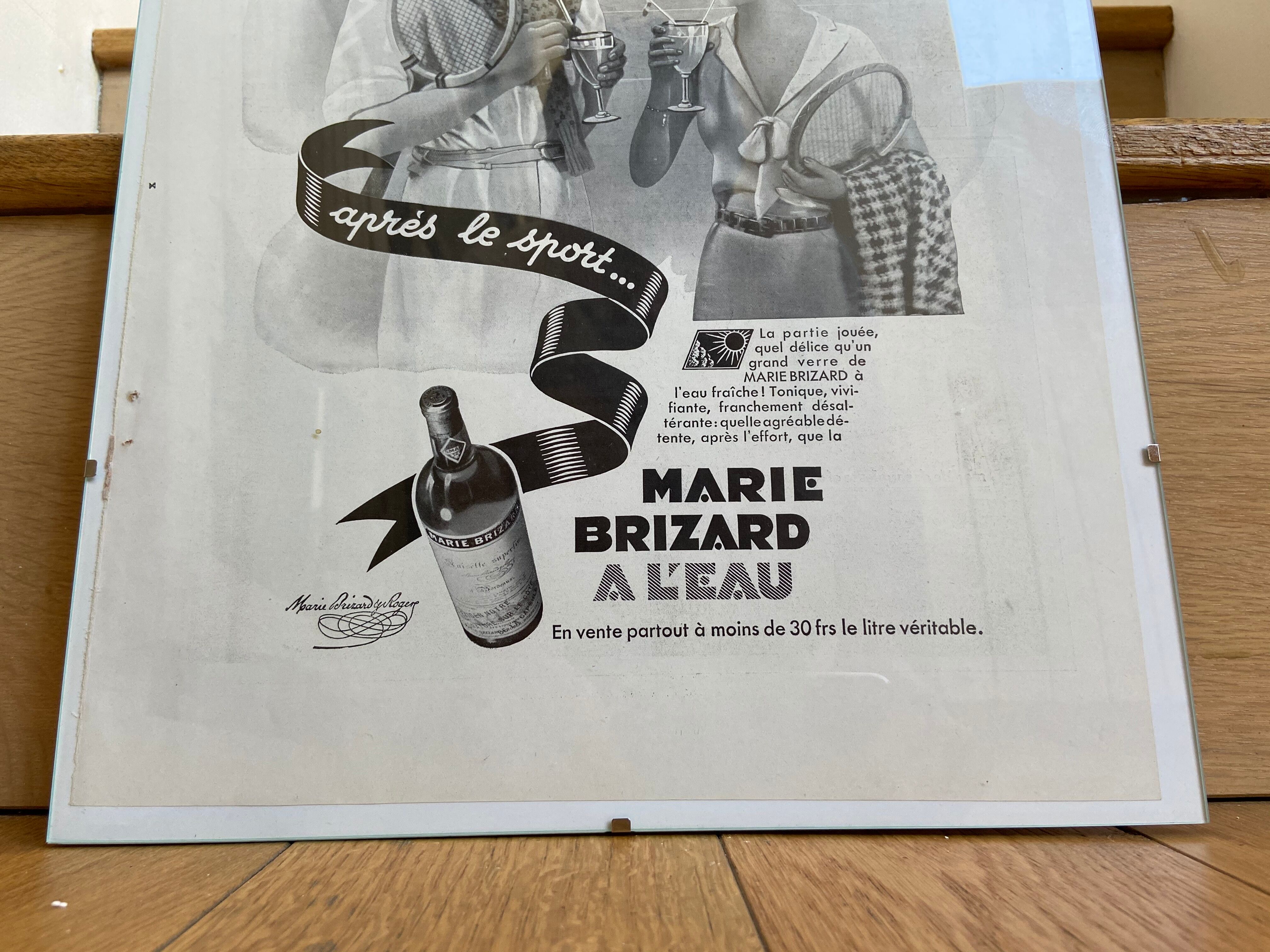 Advertising poster Marie Brizard June 17, 1933