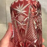 Bohemian crystal vase
