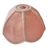 Pink cane lampshade