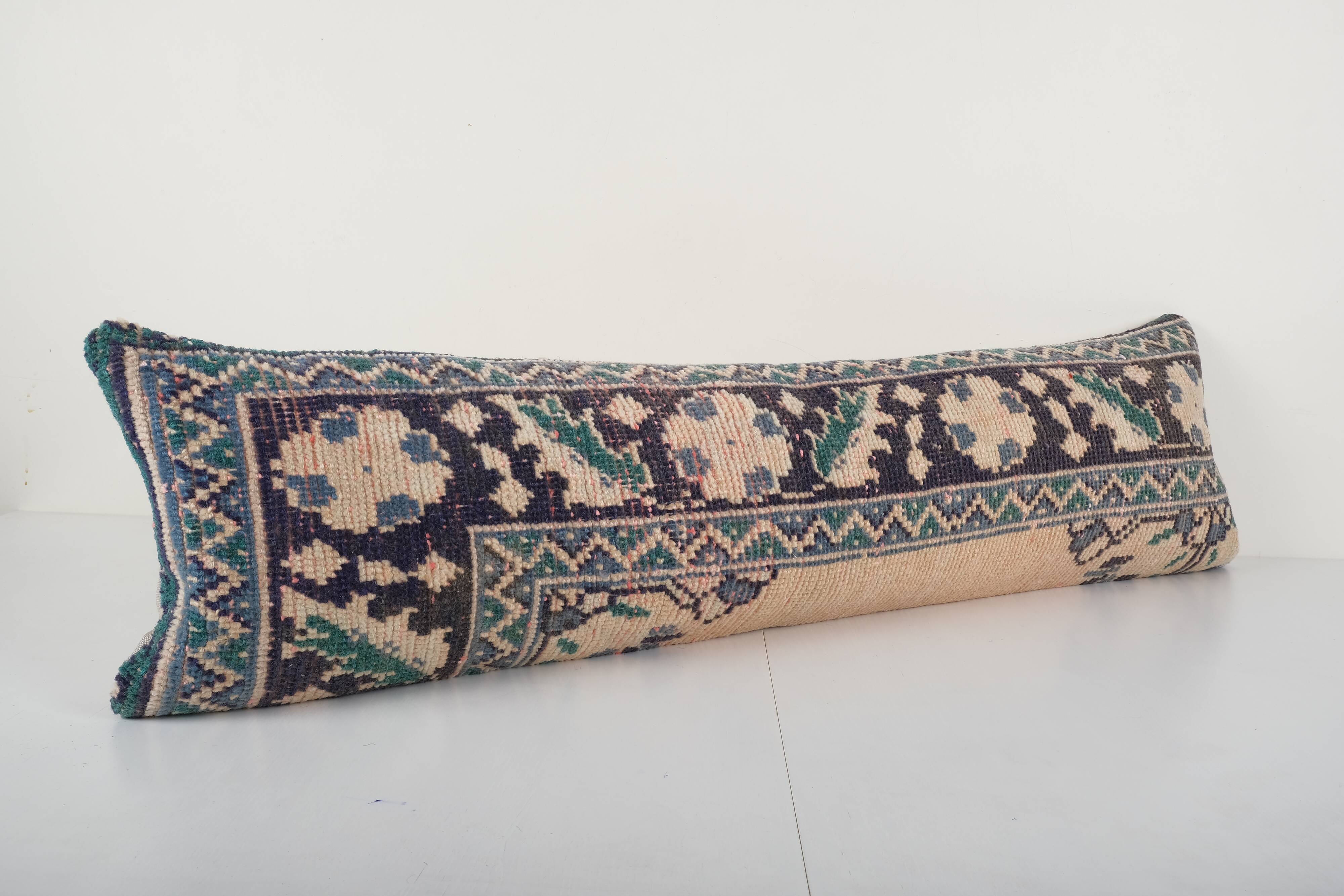 Oushak rug lumbar pillow