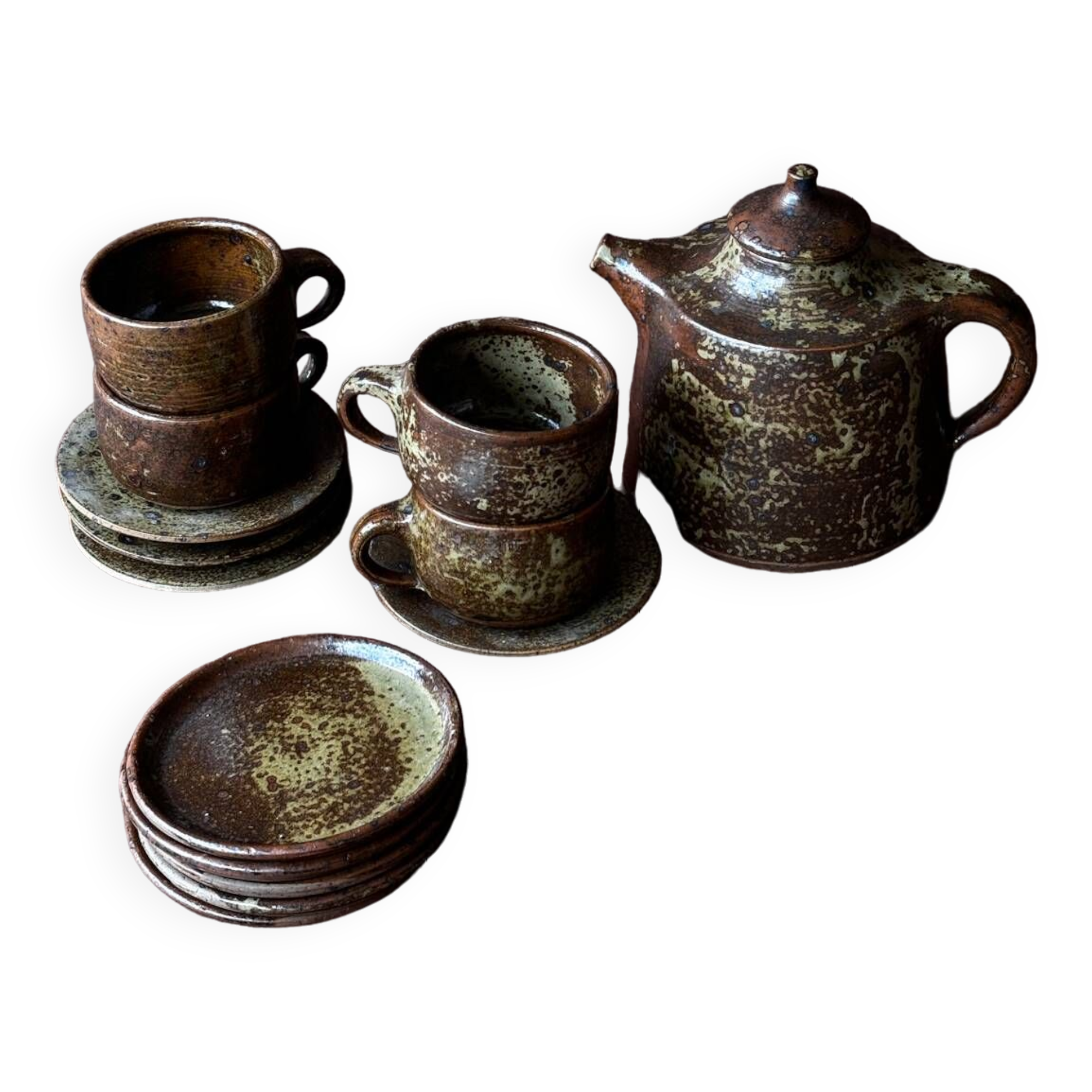 Stoneware tea set