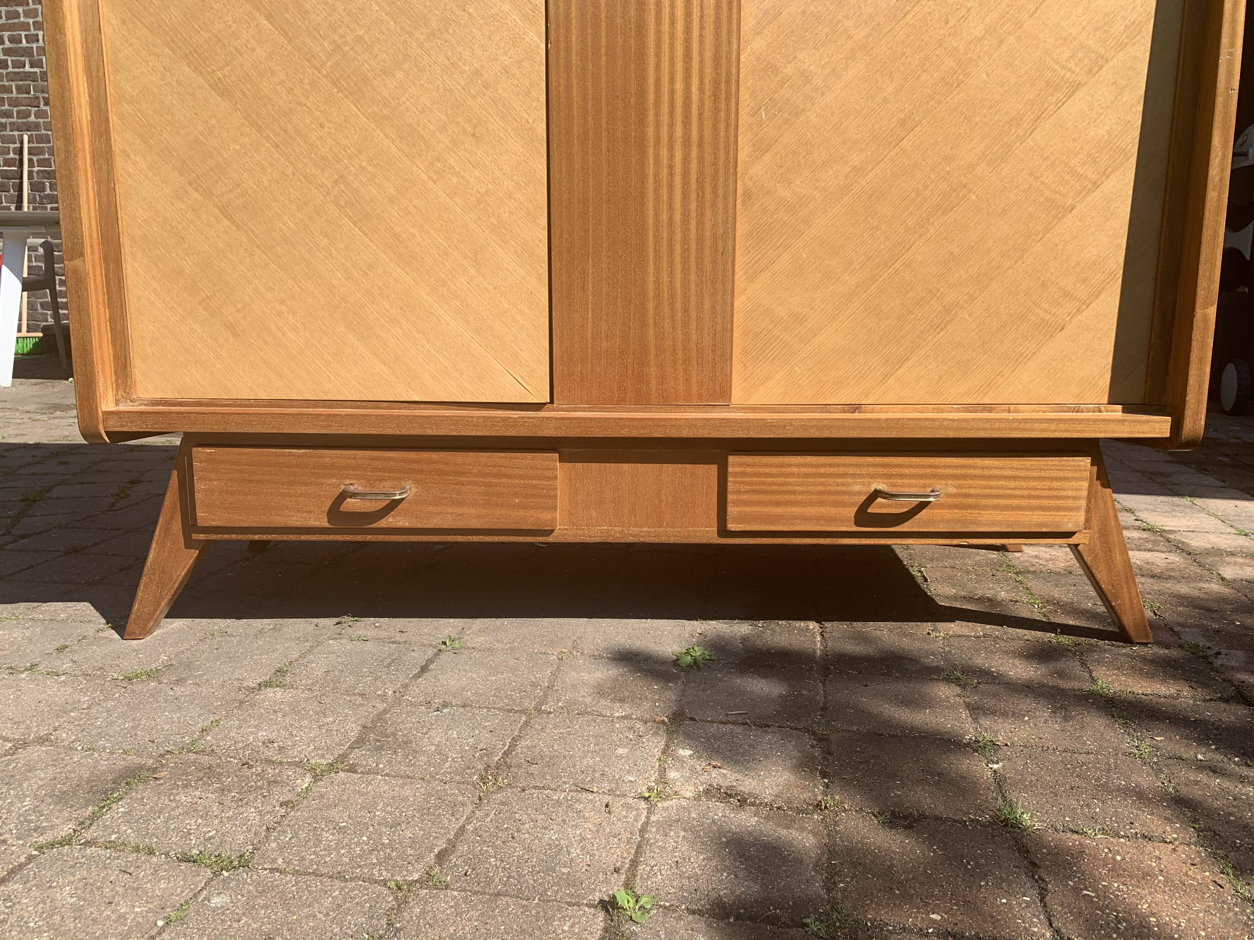 Vintage cabinet feet compass