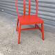 Chaise en bois rouge par Nike Karlsson pour IKEA, 1999