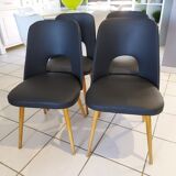 Suite of 4 Chairs by Designer Oswald Haerdlt for Your Year 1950