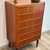 Scandinavian teak chest of drawers, Danish design from the 1950s/60s
